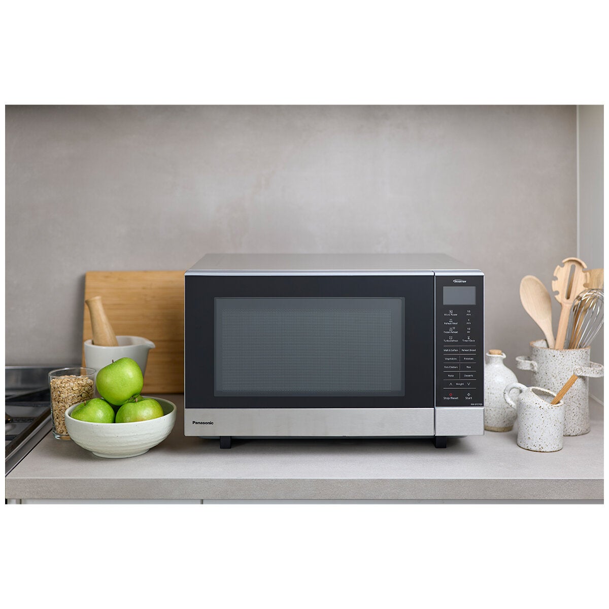 Turntable-Free 1000W Inverter Microwave with 27 Litre Flatbed Cavity from Panasonic NNSF57QSQPQ — image 9