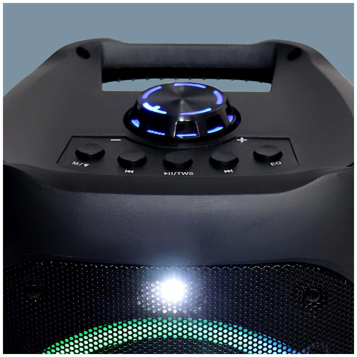 Majority PS100 Party Speaker 40W Bluetooth Karaoke And PA System Black MY-1000002979 - SuperSaverAU - view 7
