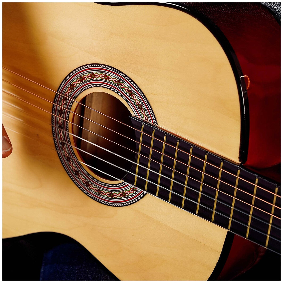 3rd Avenue Full Size Classical Guitar Pack Natural NM-STX20ANPK - SuperSaverAU - view 5