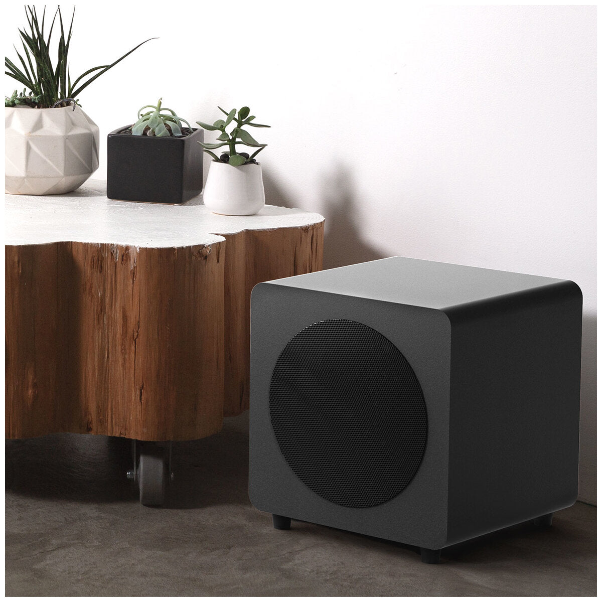 Kanto SUB8 300W 8 Inch Sealed Powered Subwoofer Matte Black KO-SUB8VMB-I