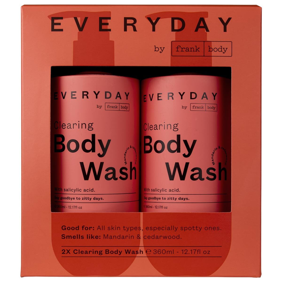 Frank Body Clearing Body Wash 2 x 360ml - SuperSaverAU - view 2