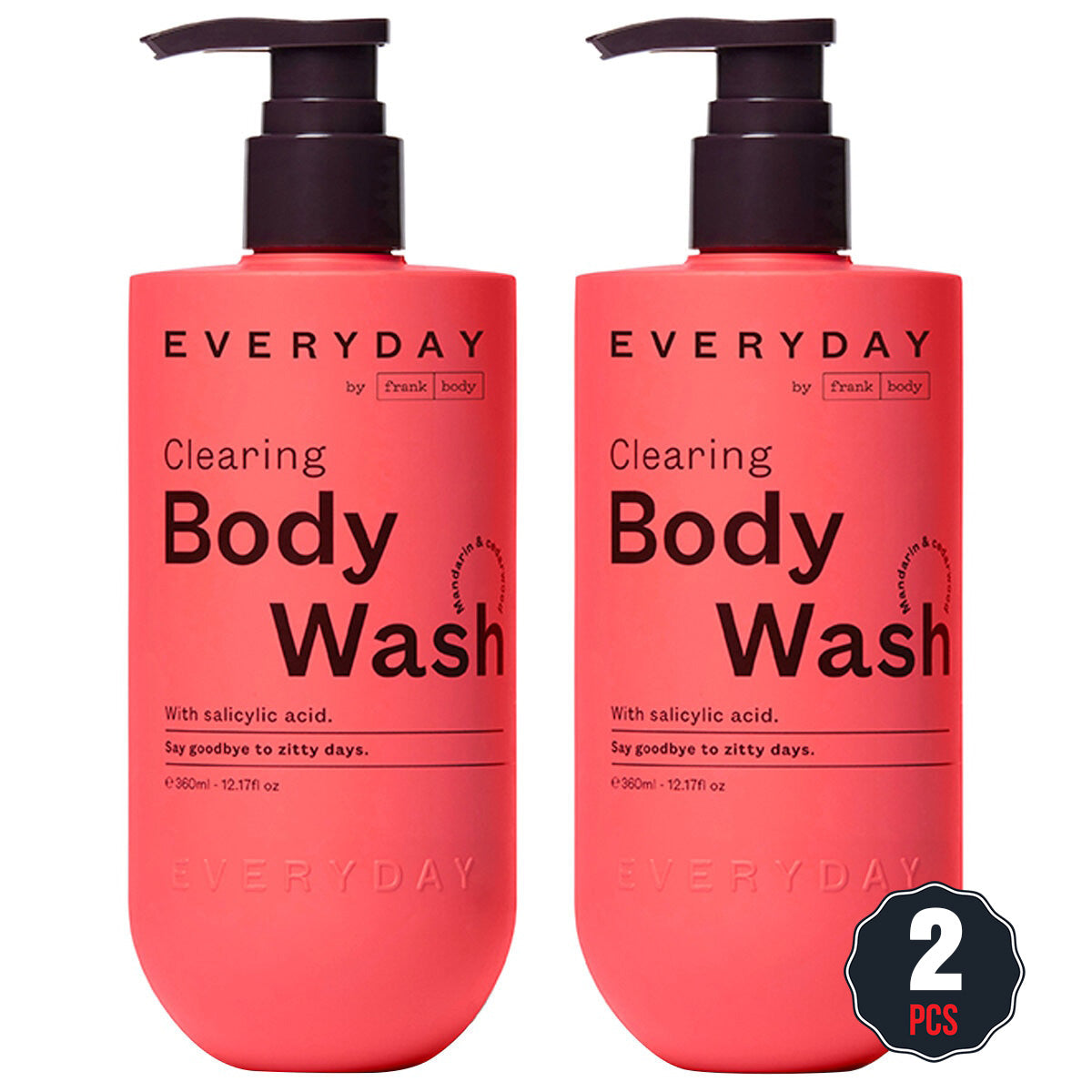 Frank Body Clearing Body Wash 2 x 360ml - SuperSaverAU - view 1