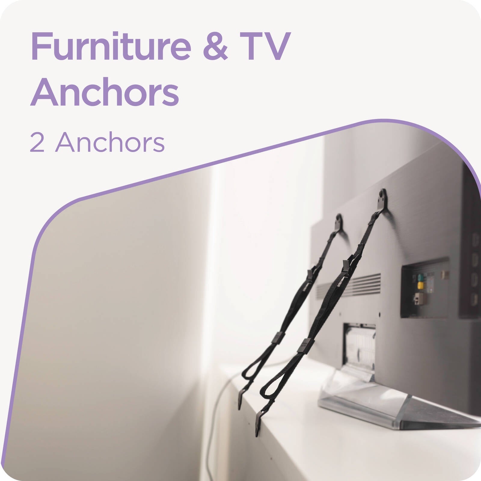 Perma Child Safety TV and Furniture Anchors 2 Pack