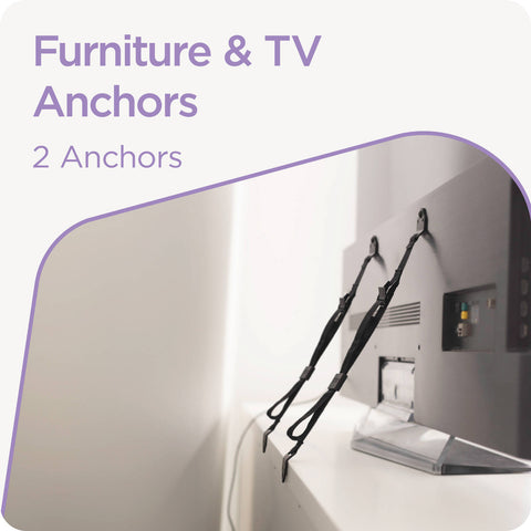 Perma Child Safety TV and Furniture Anchors 2 Pack