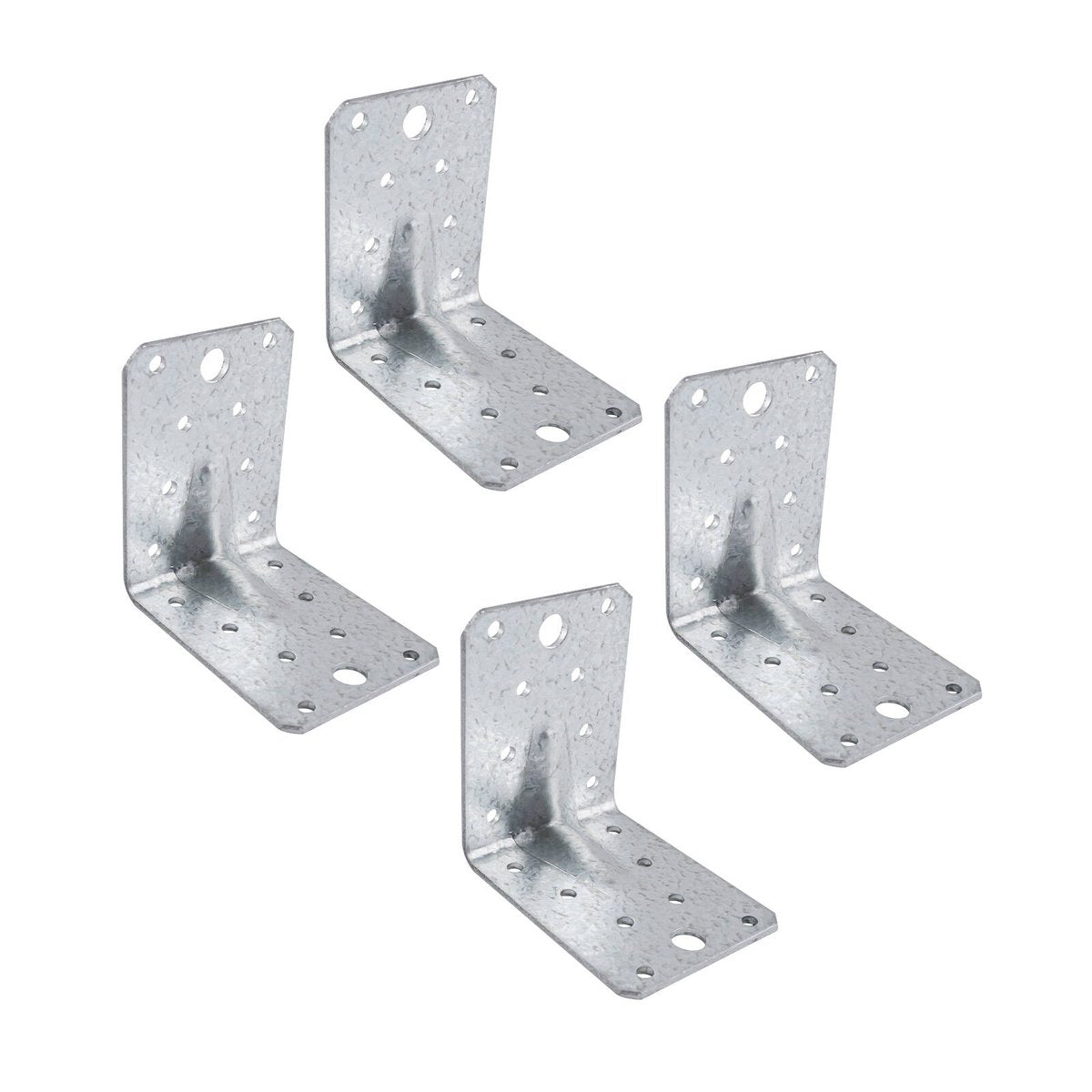 Carinya 80 x 80 x 60 x 2.5mm Galvanised Steel Reinforcing Bracket - 4 Pack