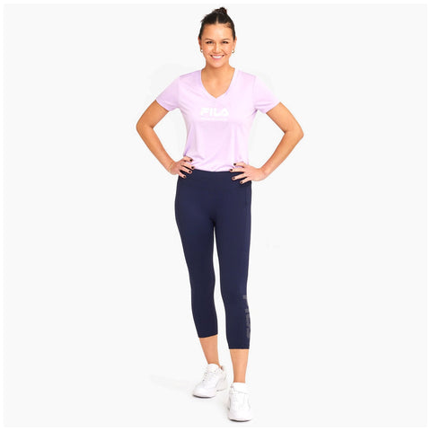 Fila Women's Tory Tights Navy - SuperSaverAU - view 1