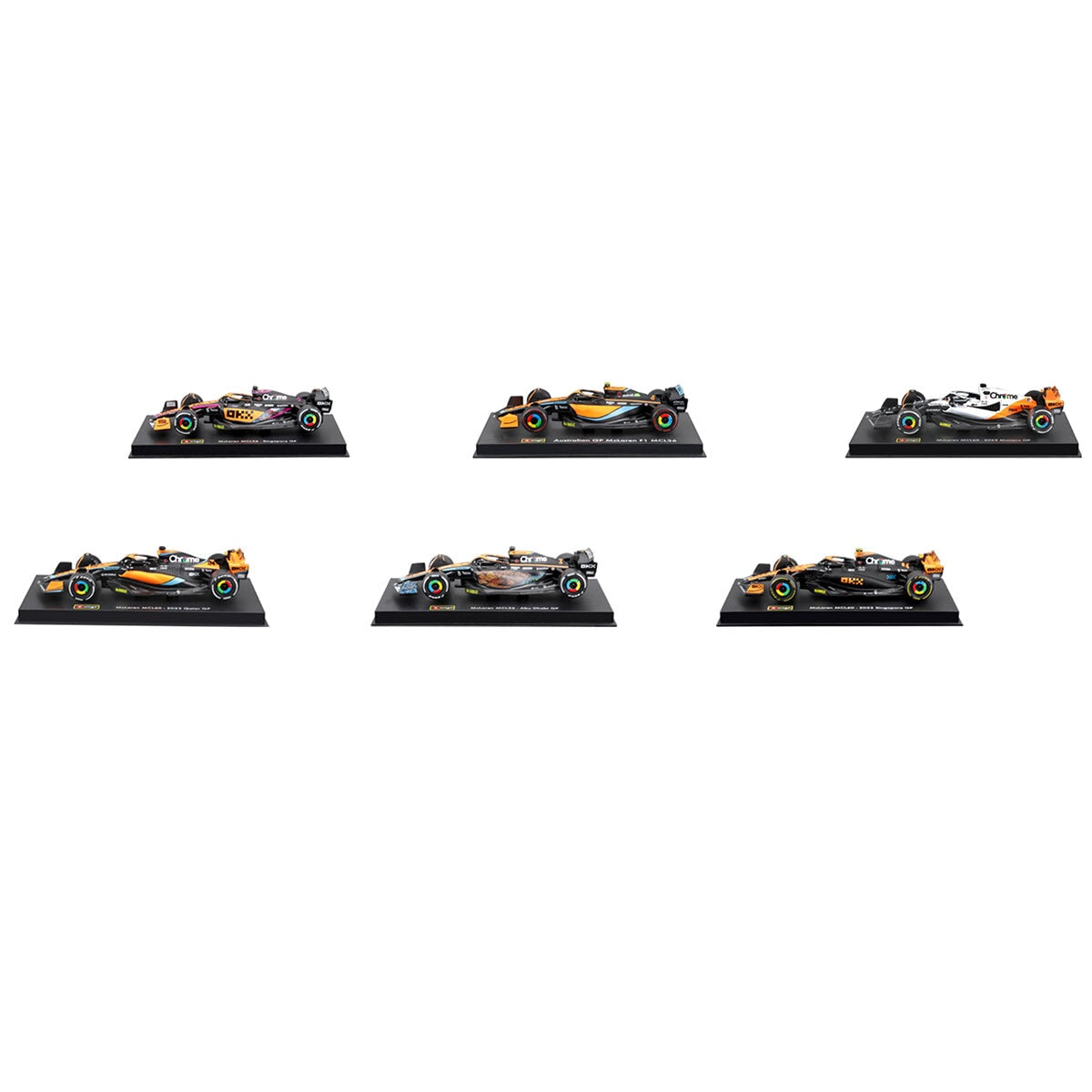 Maisto 1:43 Formula Racing Die Cast 6 Pack McLaren - SuperSaverAU - view 2