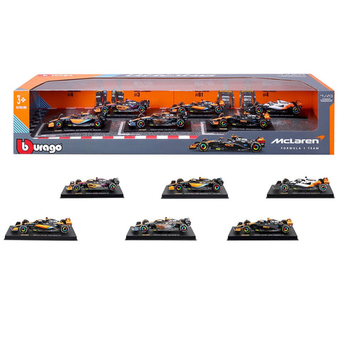 Maisto 1:43 Formula Racing Die Cast 6 Pack McLaren - SuperSaverAU - view 1
