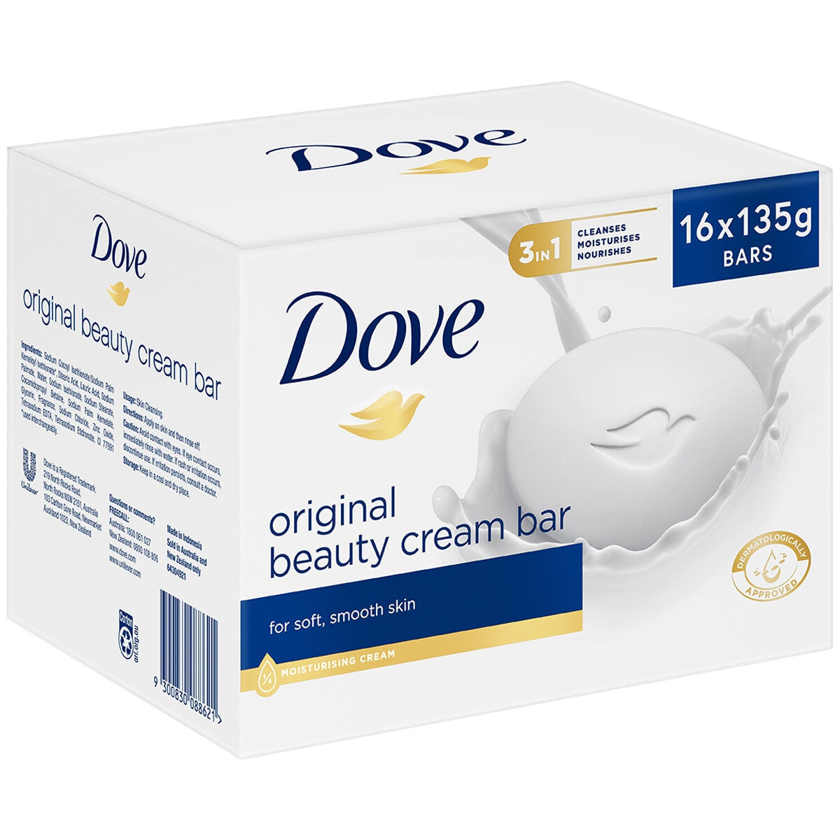 Dove Beauty Cream Bar Original Soap 16 x 135g - SuperSaverAU - view 3