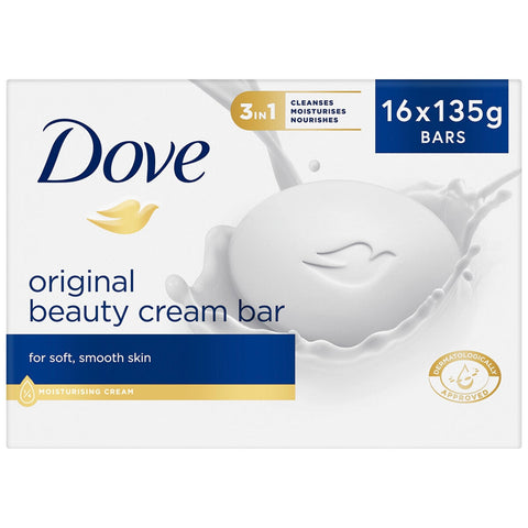Dove Beauty Cream Bar Original Soap 16 x 135g - SuperSaverAU - view 1