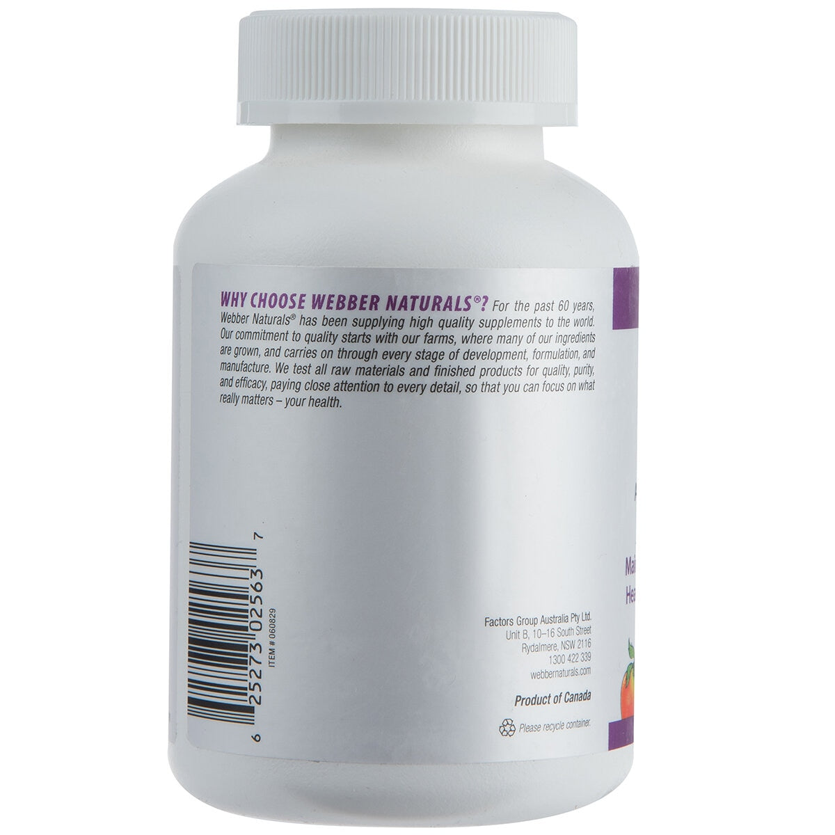 Webber Naturals Mild Iron 15mg 50 Capsules - SuperSaverAU - view 3