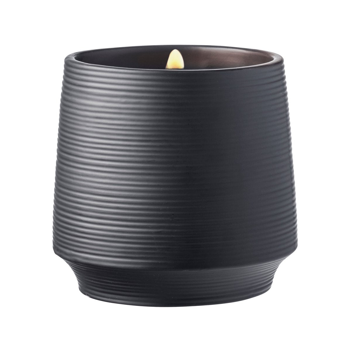 Waxworks Matte Caviar Ceramic Citronella Candle 105 x 110mm