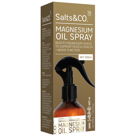 Salts & Co. Magnesium Oil Spray 500ml - SuperSaverAU - view 1