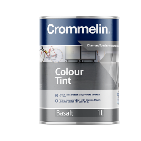 Crommelin DiamondTough Colour Tint 1L Basalt Solvent-Based Concrete Tint