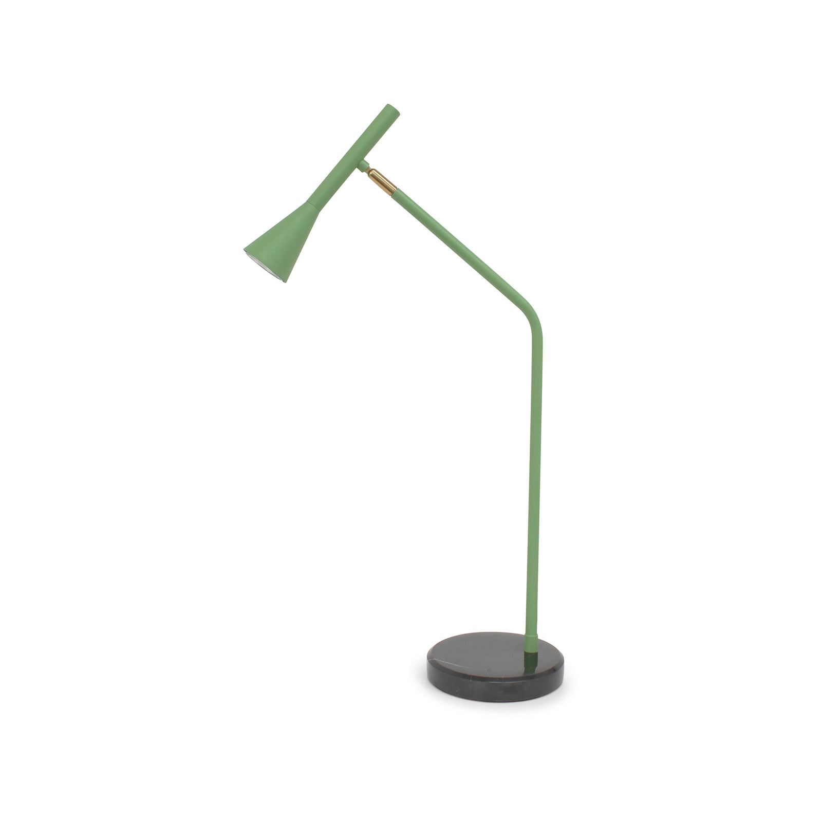 Home Design Svelte Desk Lamp Green Marble & Metal GU10 9W 56754