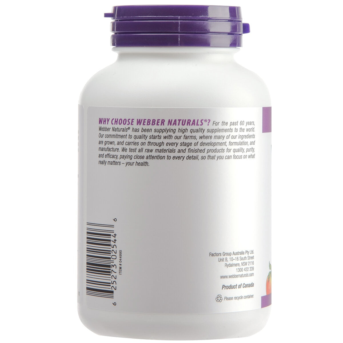 Webber Naturals Vitamin B12 1000mcg 100 Tablets - SuperSaverAU - view 3