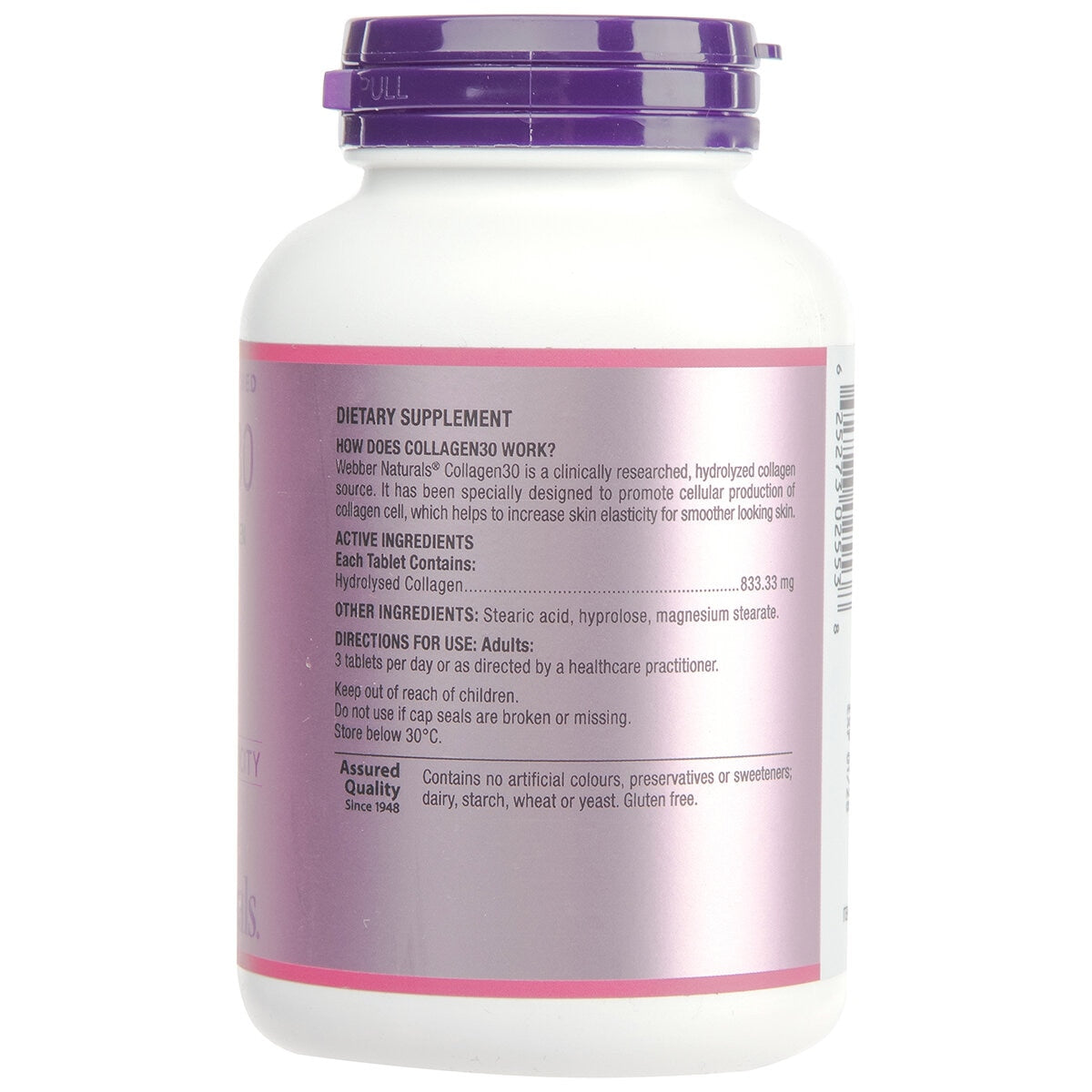 Webber Naturals Collagen30 120 Tablets - SuperSaverAU - view 3