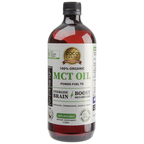 Coco Earth Organic MCT Oil 1L - SuperSaverAU - view 1