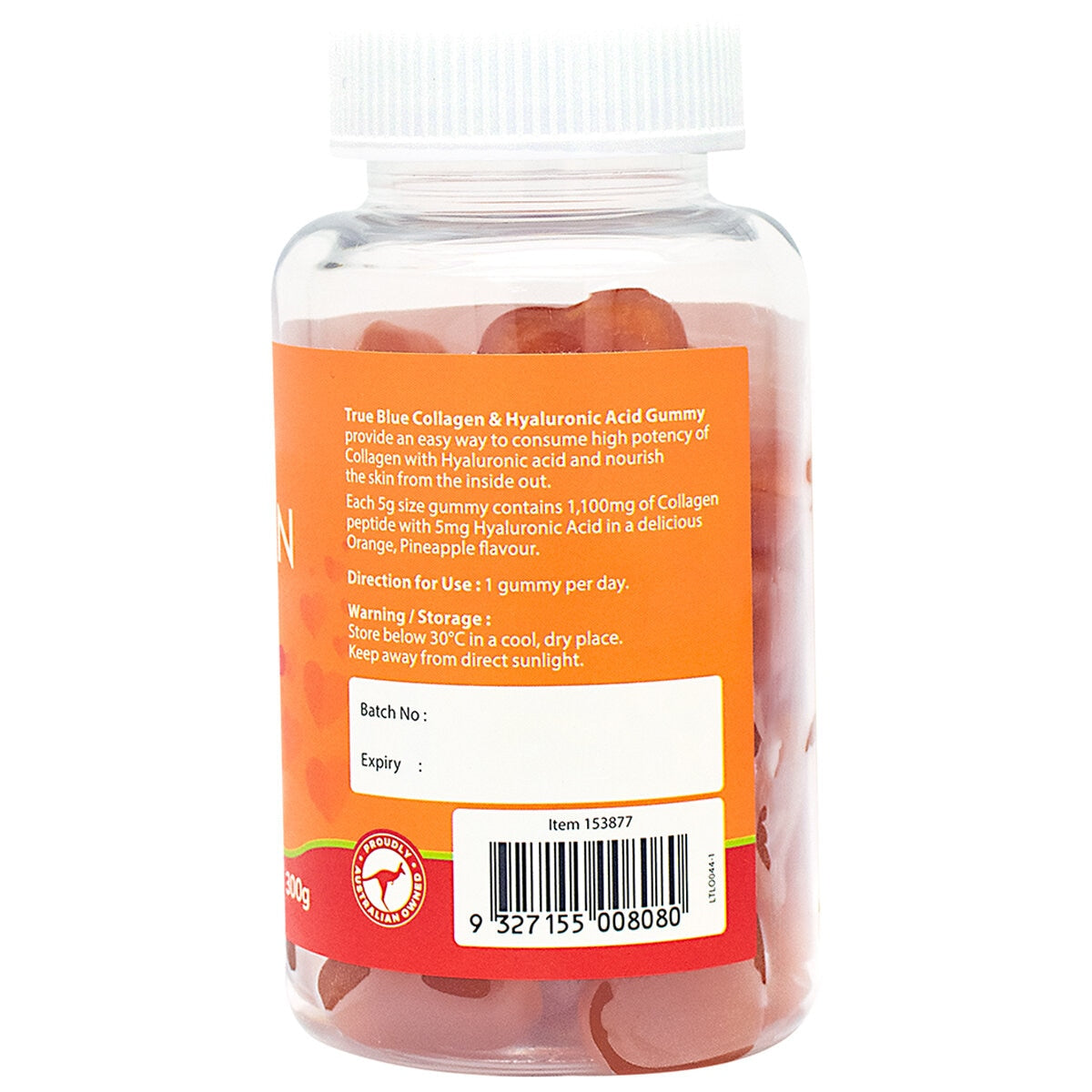 True Blue Collagen with Hyaluronic Acid Gummy 300g - SuperSaverAU - view 2