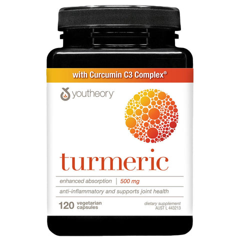 Youtheory Turmeric 500mg 120 Capsules - SuperSaverAU - view 1