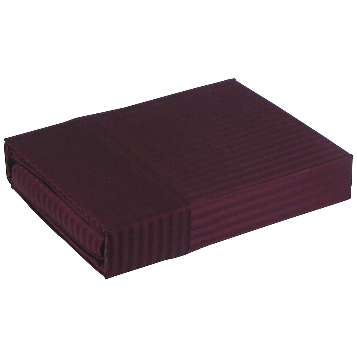 Ramesses 1000 Thread Count Pima Cotton Narrow Stripe King Sheet Set Burgundy - SuperSaverAU - view 2