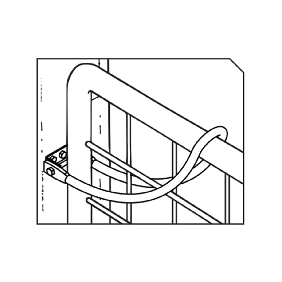 Jack Heavy Duty Galvanised Steel Gate Bow Latch