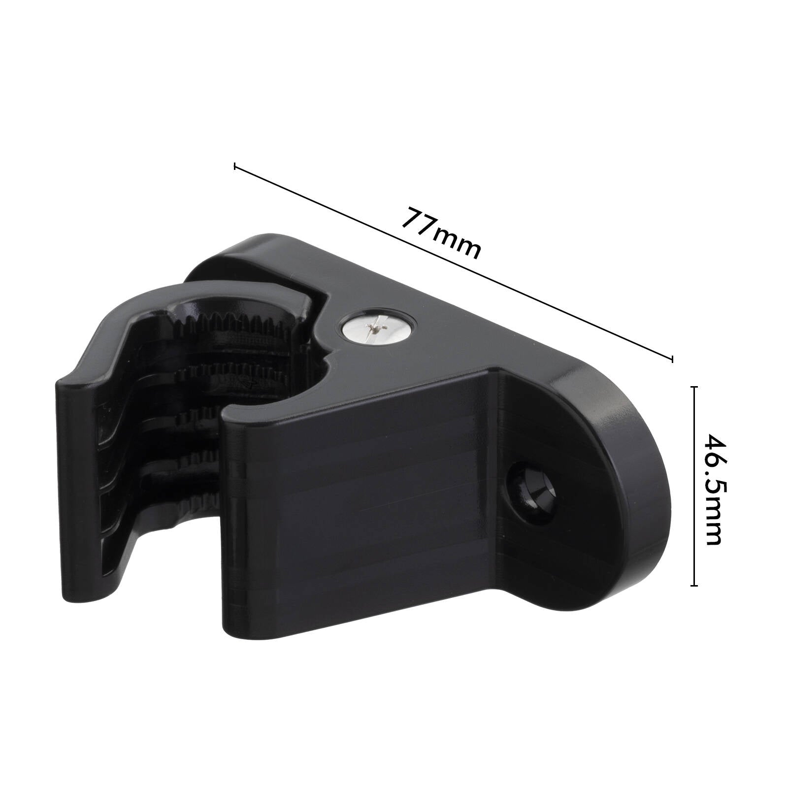 DETA EV Wall Mount Cable Holder for Portable Charger EVCM89 - Black, 2 Pack