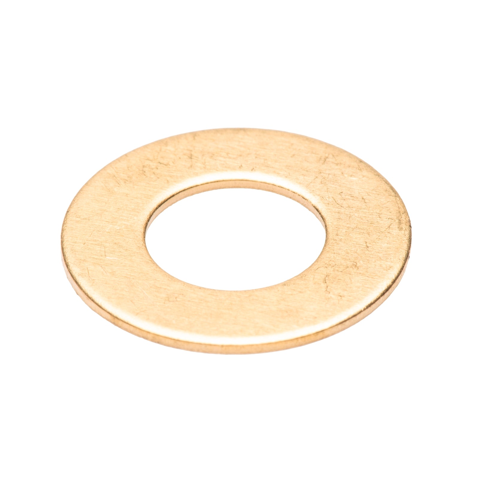 Zenith 5/16" M8 Solid Brass Flat Washers - 10 Pack