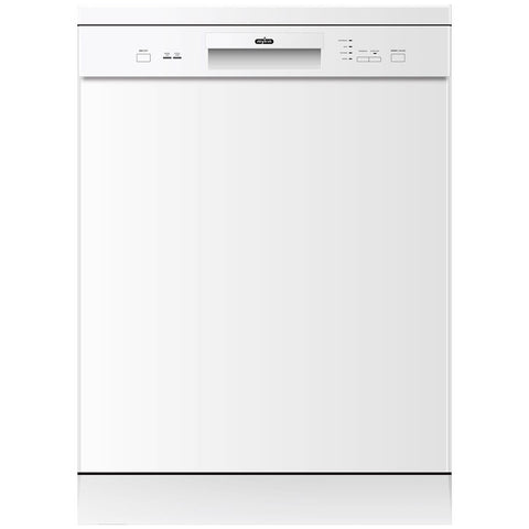 Mykin 60cm Freestanding Dishwasher - 12 Place Settings - White - Four Wash Programs - MDW6004W