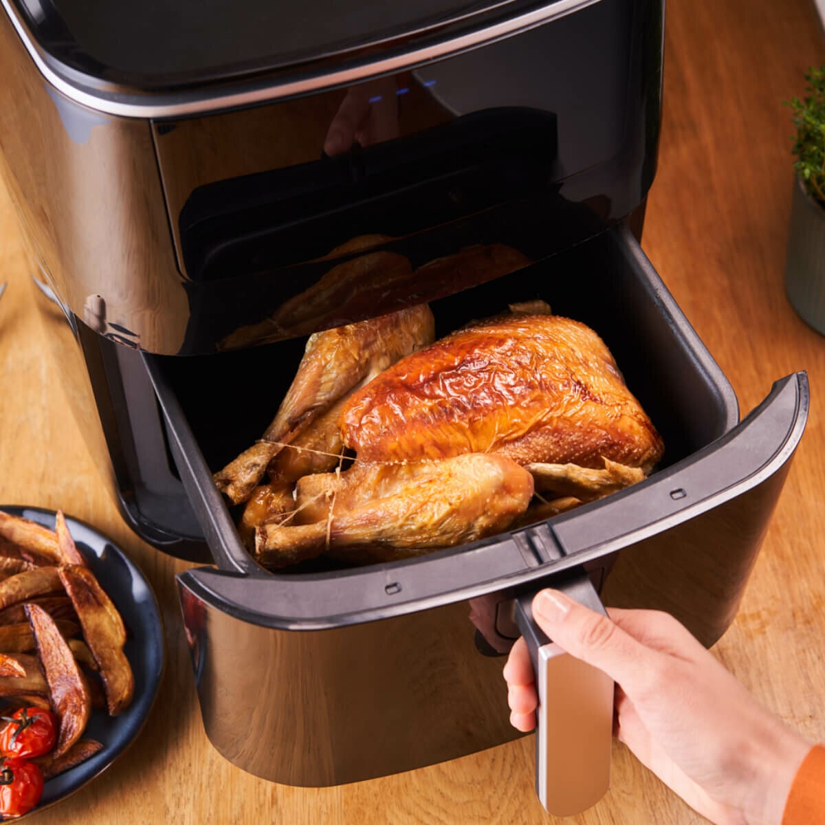 Tefal Easy Fry Grill and Steam XXL Air Fryer - Black and Stainless Steel, 7 Presets - FW2018