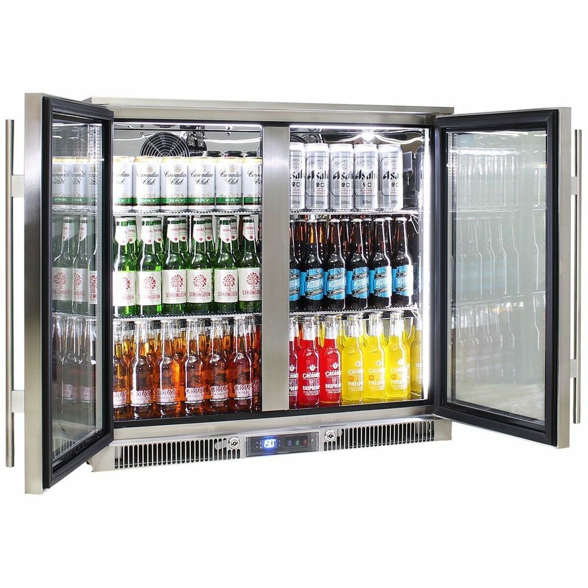 Rhino 248L Outdoor Beverage Centre - Stainless Steel, Inverter Compressor, Lockable - ENV2H-SD