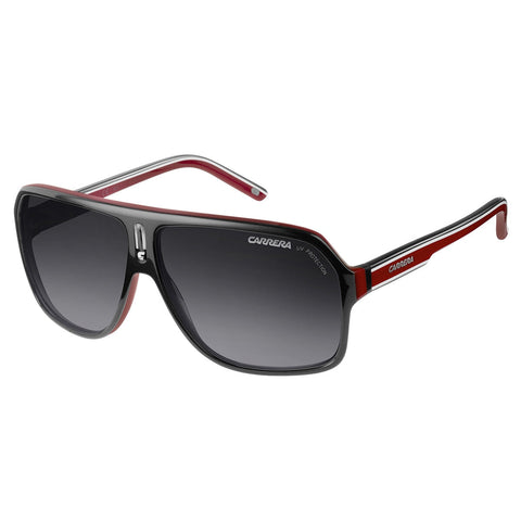 Carrera Men's Sunglasses Carrera 27 Black Red Crystal White, Vintage Sportswear, Gradient Grey Lenses - SuperSaverAU - view 1