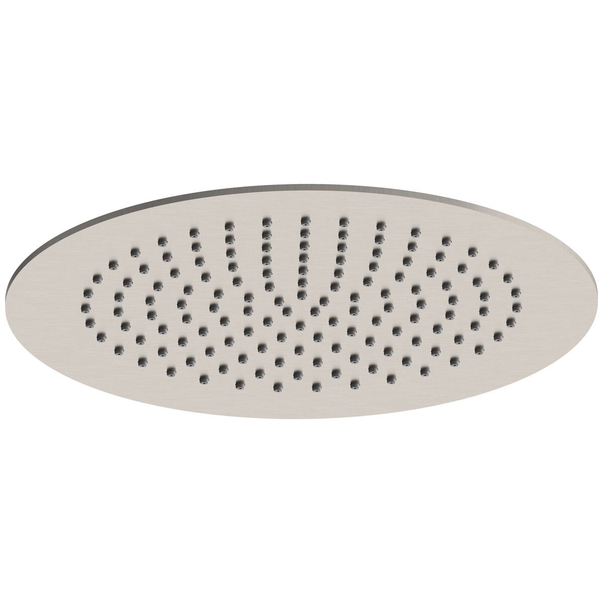 Rogerseller Pinch Round Ceiling Shower - 3 Star Water Rating, 9L/min - Brushed Nickel - 3506004207
