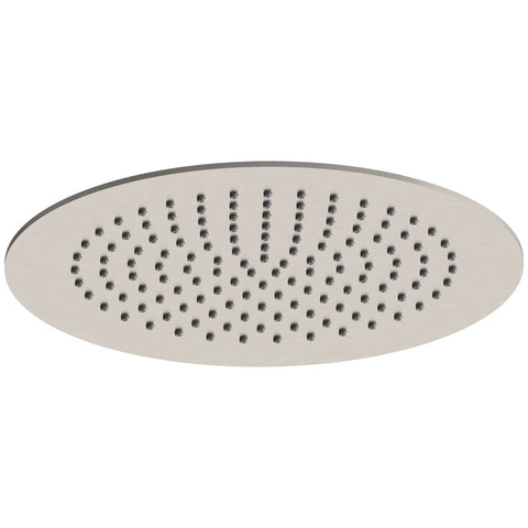 Rogerseller Pinch Round Ceiling Shower - 3 Star Water Rating, 9L/min - Brushed Nickel - 3506004207