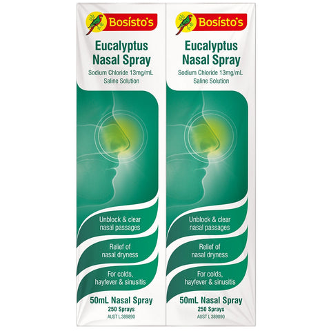 Bosisto's Eucalyptus Nasal Spray 2 x 50ml - SuperSaverAU - view 1