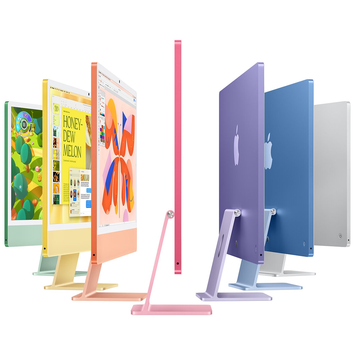 Apple iMac 24 Inch Retina 4.5 Display M4 Chip 8 Core GPU 16GB 256GB SSD Green - SuperSaverAU - view 4