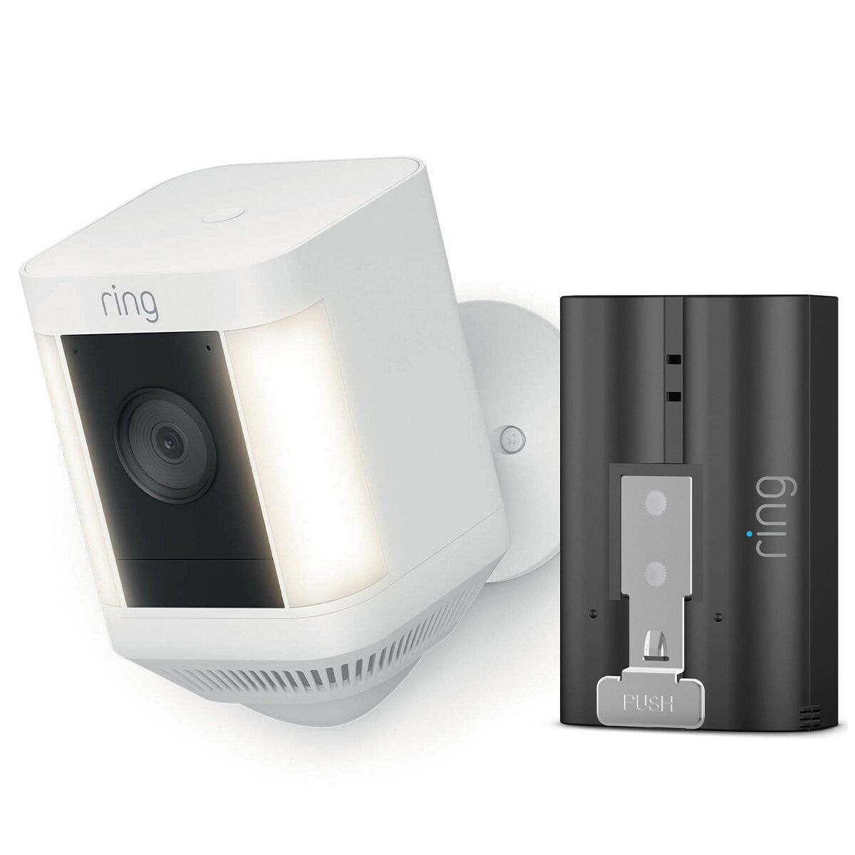 Ring Spotlight Cam Plus Battery with Quick Release Battery Pack, 1080p HD, Colour Night Vision, Motion Detection - SuperSaverAU - view 1