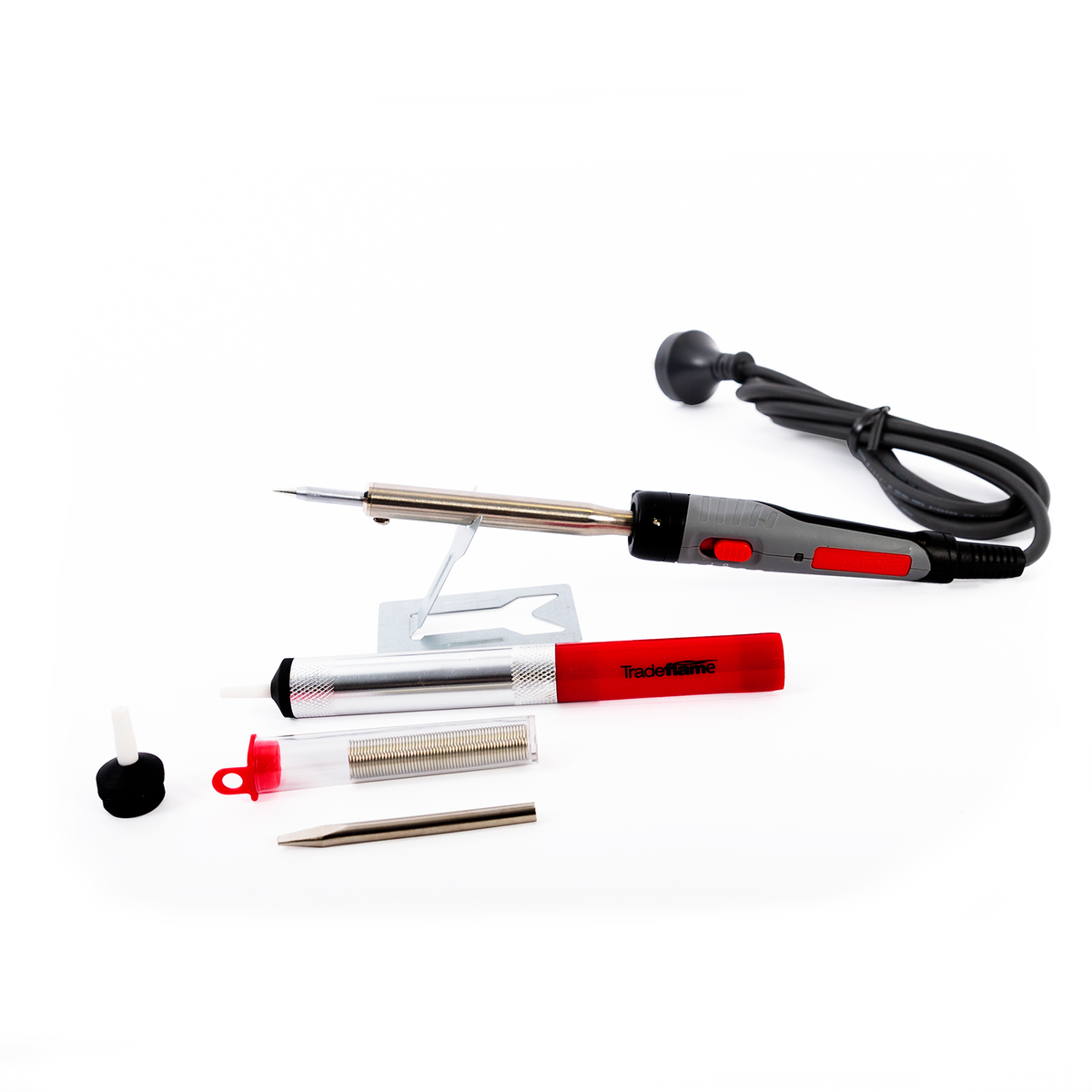 Tradeflame 240V 60W Soldering Iron Kit Red 218112