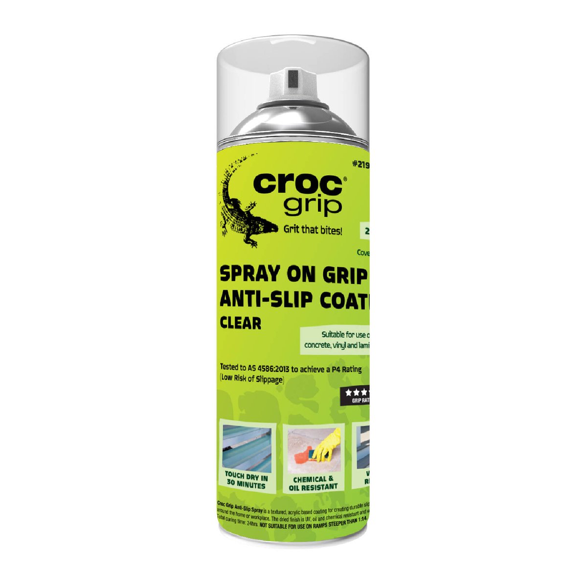 Croc Grip Spray On Clear Anti-Slip Coating - 400ml Aerosol
