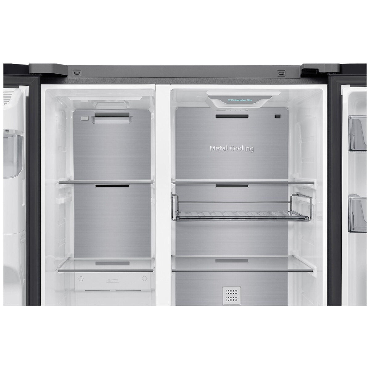 Samsung 634L Smart Side by Side Fridge Freezer - Black with Plumbed Ice and Water Dispenser - SRS6300B