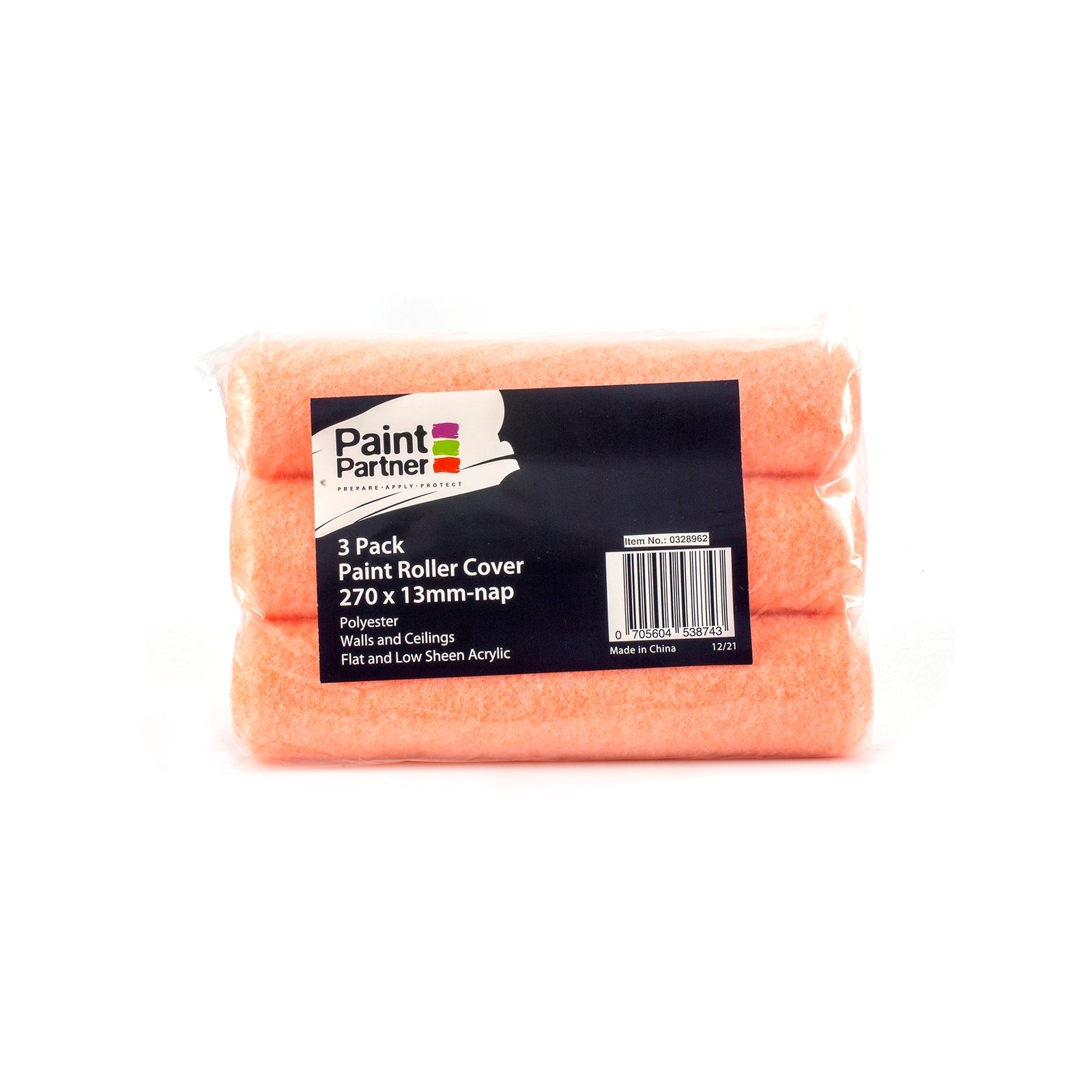 Paint Partner 270mm Paint Roller Cover - 3 Pack - SuperSaverAU - view 1