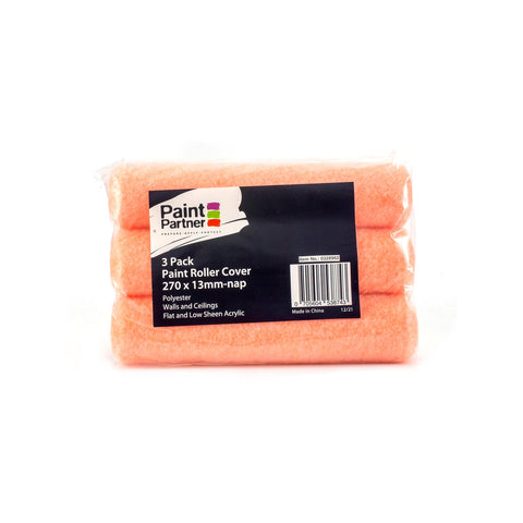 Paint Partner 270mm Paint Roller Cover - 3 Pack - SuperSaverAU - view 1
