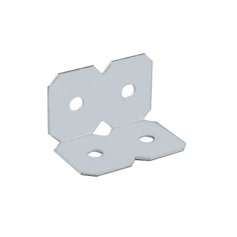 Carinya 25 x 25 x 40 x 1mm Galvanised Steel Angle Make-A-Bracket 8 Pack Silver
