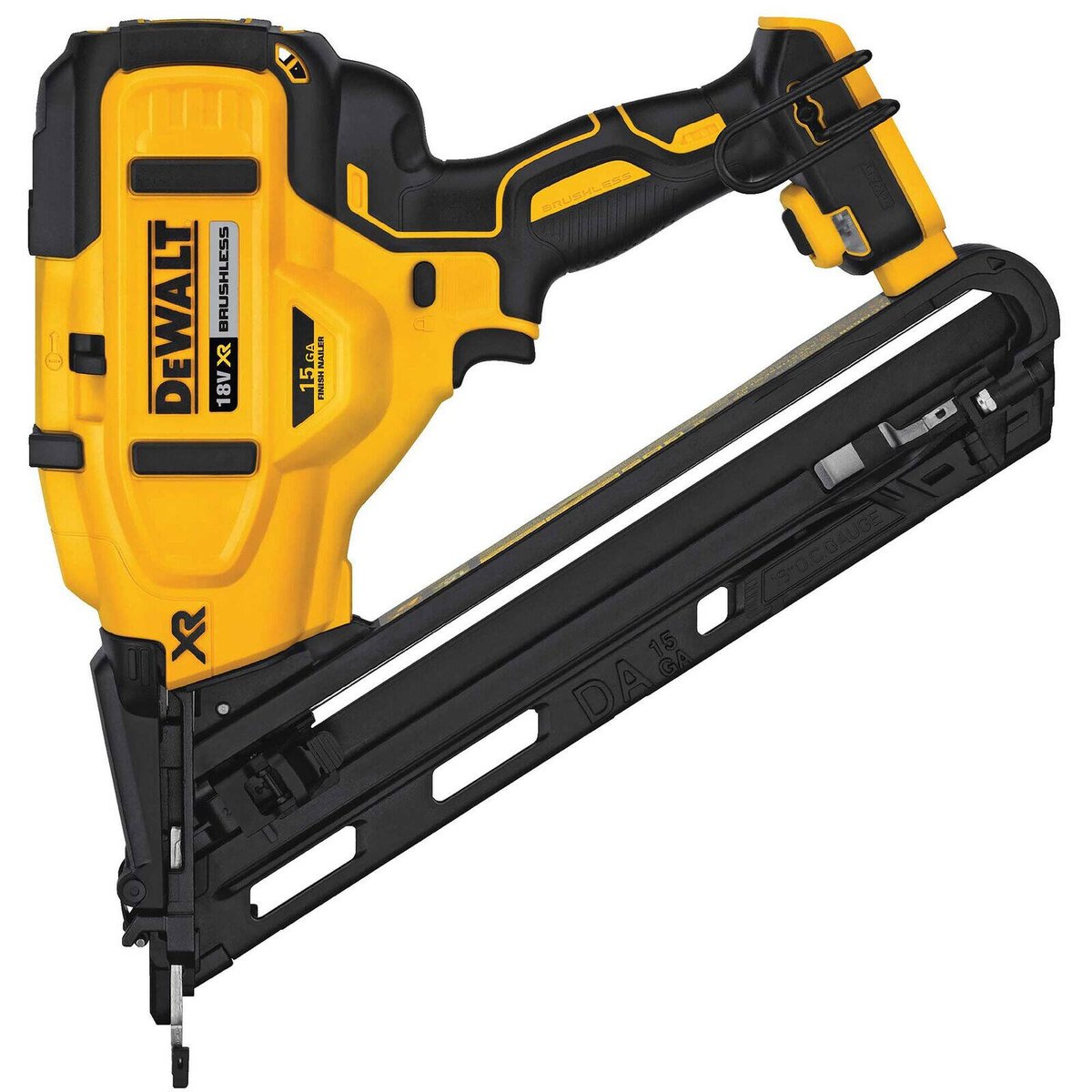 Dewalt Brushless Finishing Nailer - 15GA - Tool Only - Compact Design - SuperSaverAU - view 1