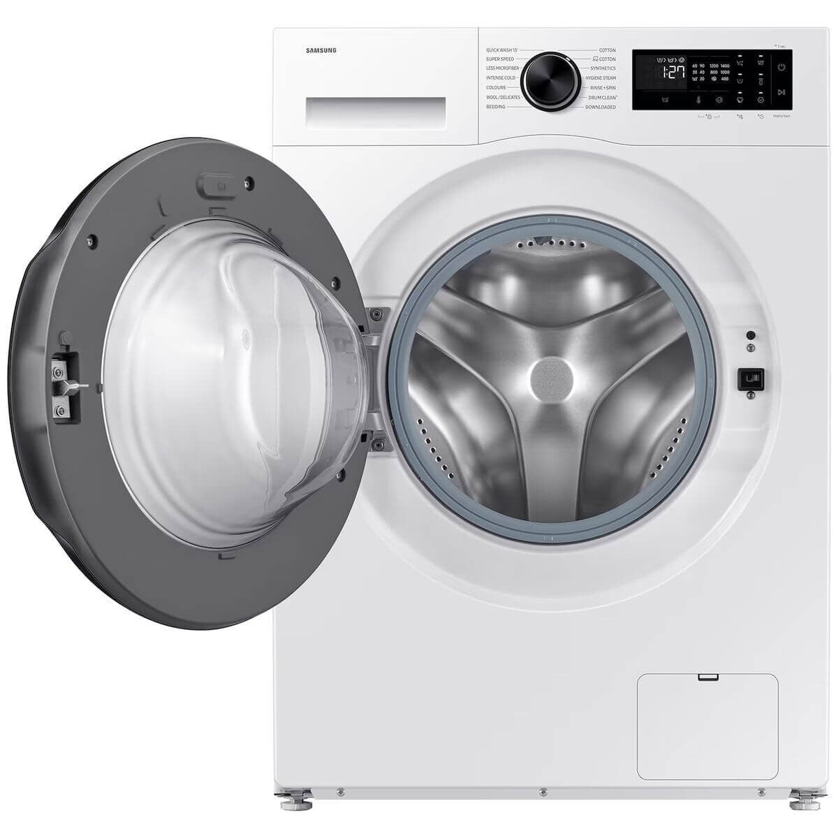 Samsung 11kg Smart Front Load Washing Machine - White, SpaceMax, Hygiene Steam - WW11CGCOADAESA