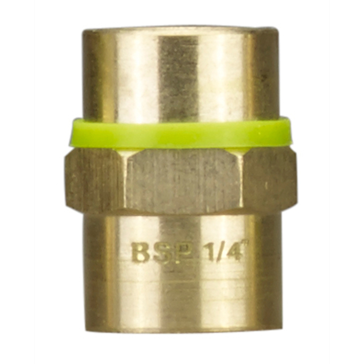 Powerfit 1/4 BSP Female to Female Connector Brass Air Tool Fitting - SuperSaverAU - view 1