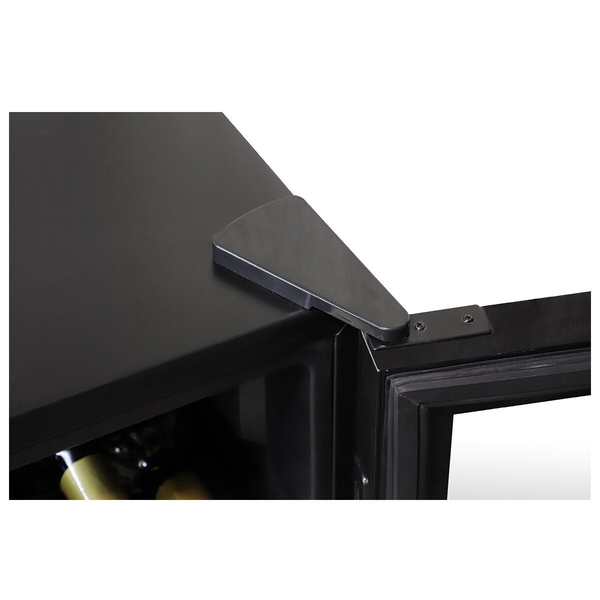 LeCavist 126L Single Zone 63 Bottle Wine Fridge - Black, Freestanding or Underbench, Frost Free - LKCV63N