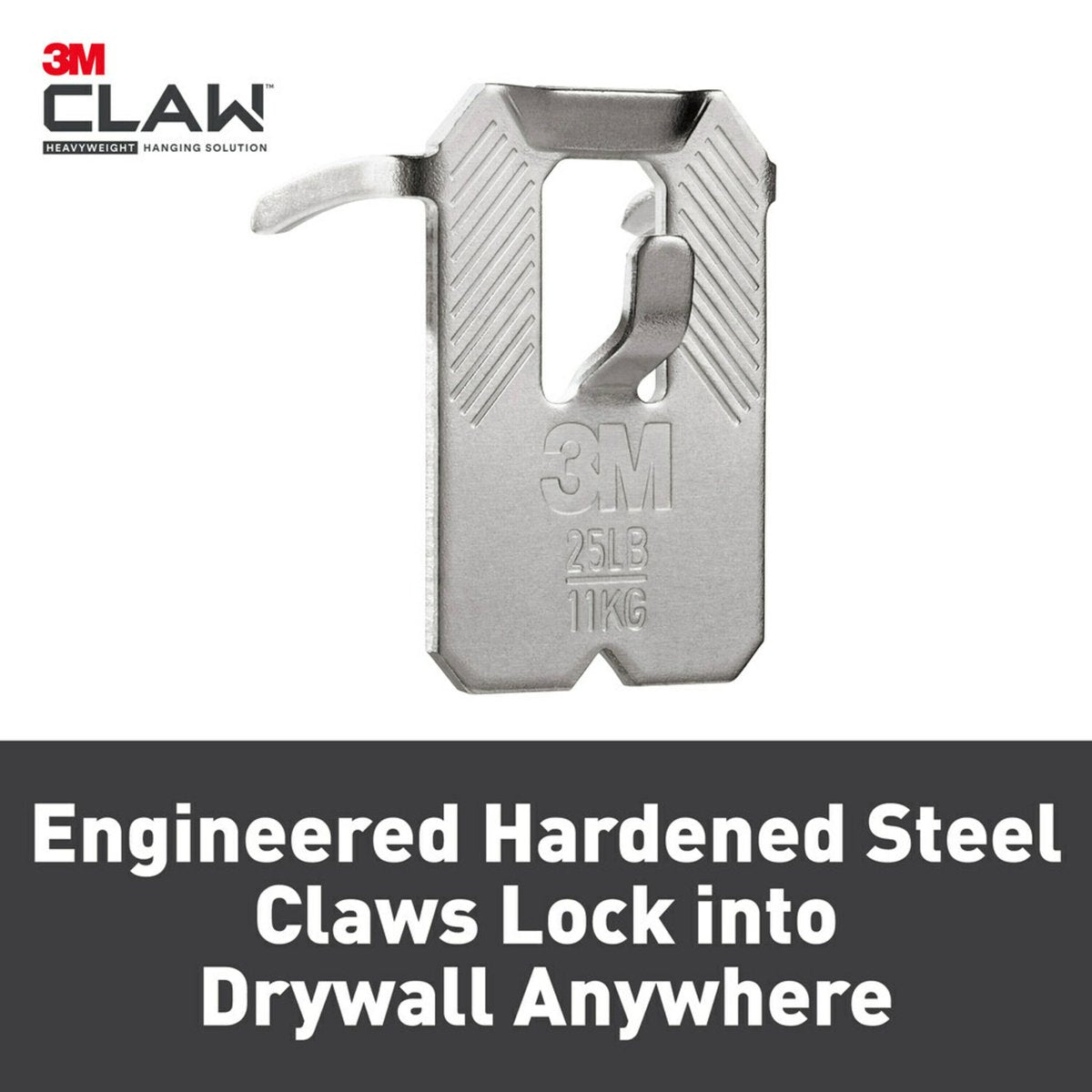 3M CLAW Drywall Picture Hangers - Tool-Free, 10 Pack with Spot Markers