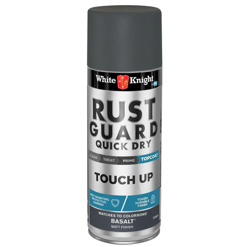 White Knight Rust Guard Basalt Matt Touch Up Spray Paint 300g