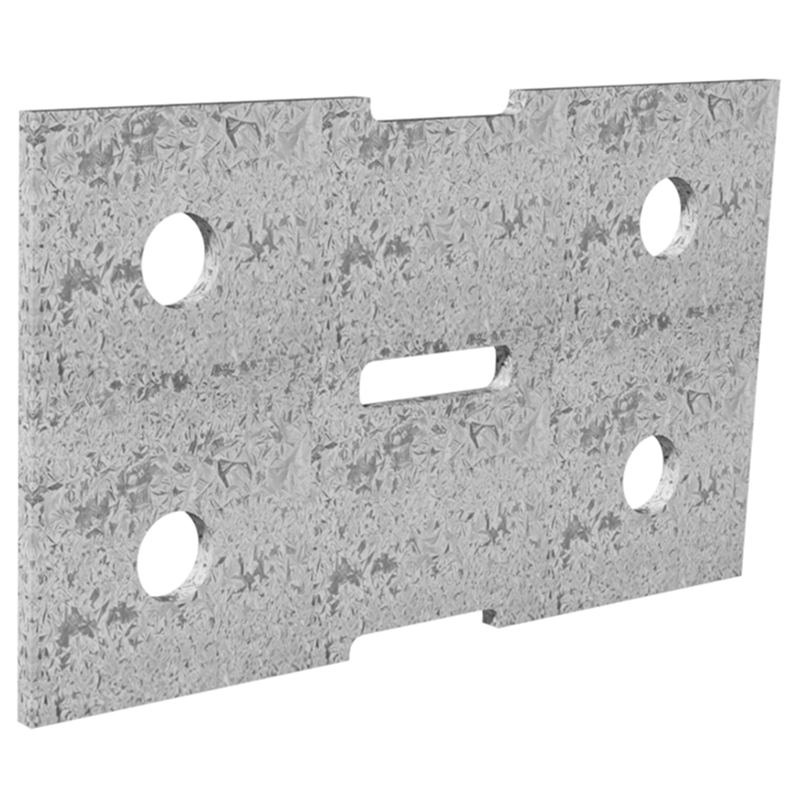 Dunnings 120 x 70mm M10 Galvanised Steel Bracket Plate